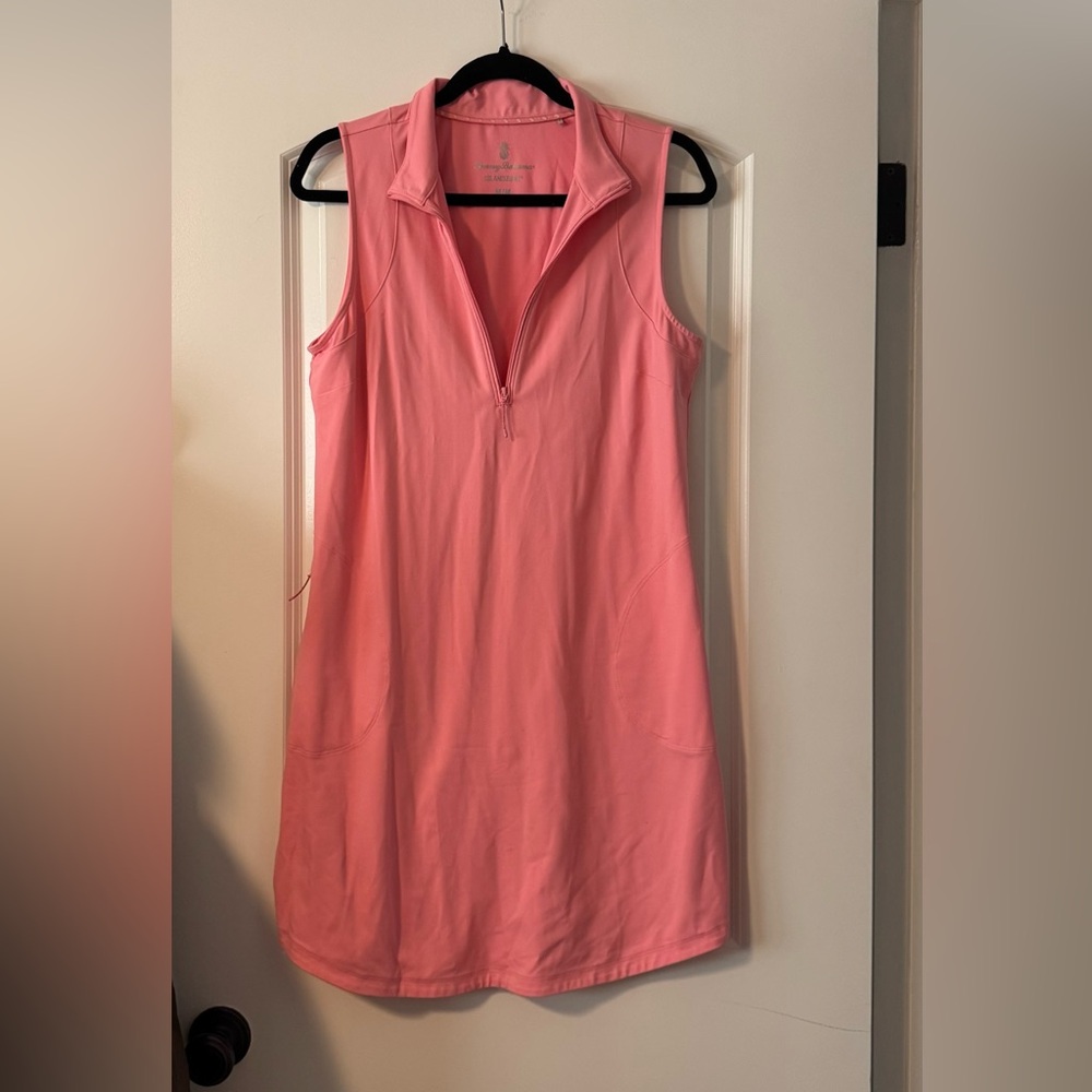 Tommy Bahama Sleeveless Peach Athletic style Dress